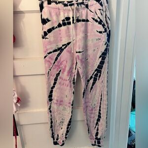 Monrow Tie Dye Jogger Sweatpants